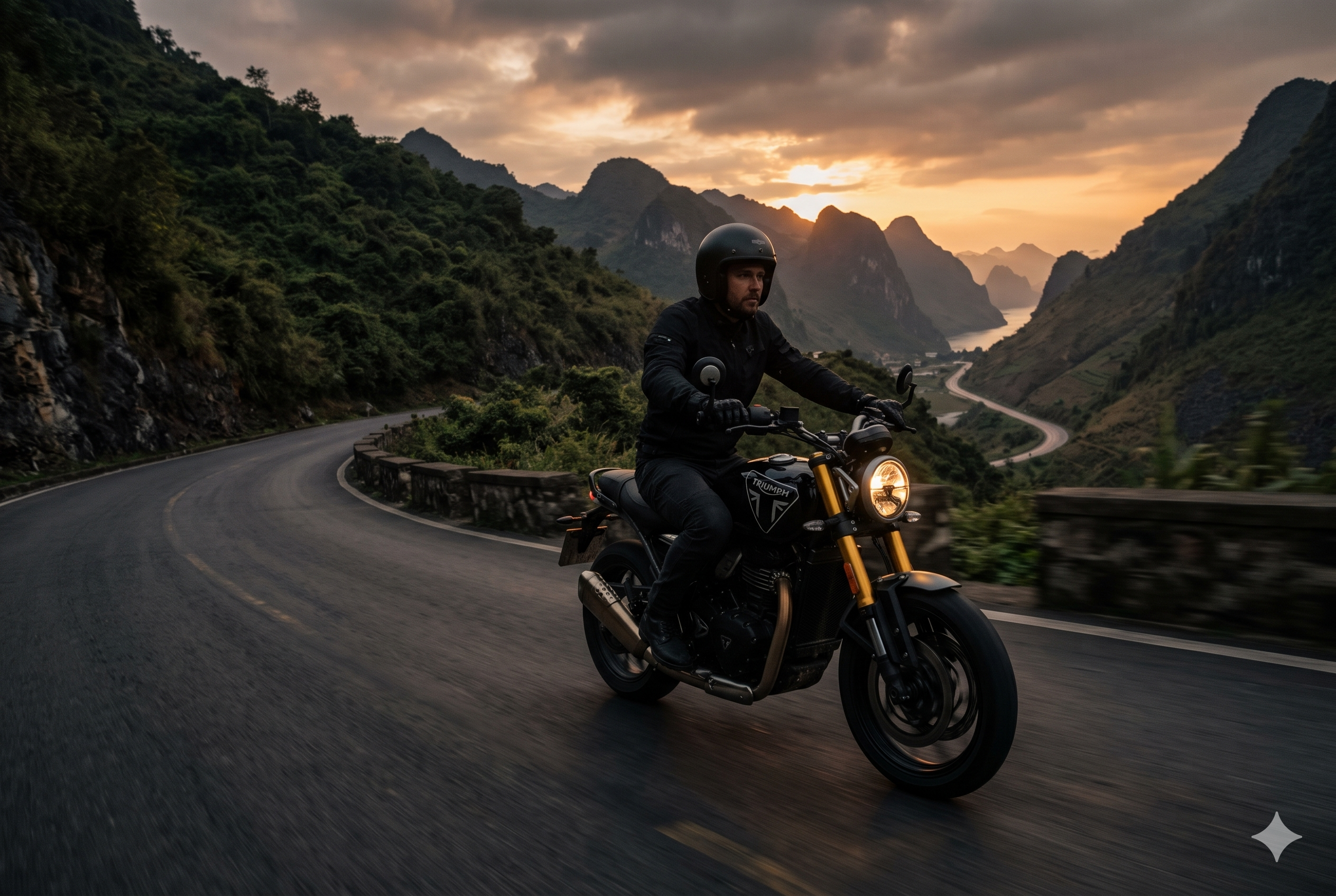 Riding the Triumph Speed 400 in Vietnam